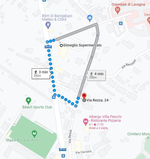 Super Vista Al Grattacielo Di Lavagna Apartment Ngoại thất bức ảnh